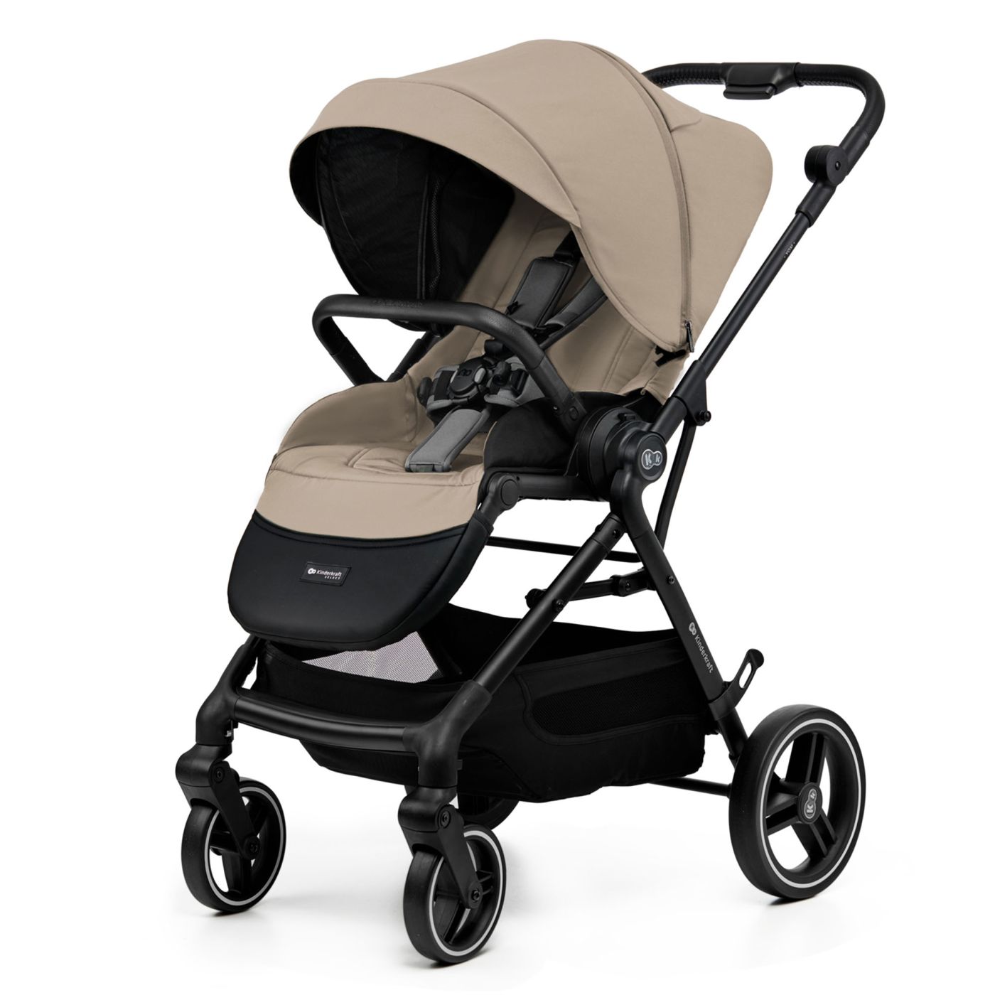 Jucării și articole pentru bebeluși - CARUCIOR KINDERKRAFT YOXI 2IN1, SAND BEIGE