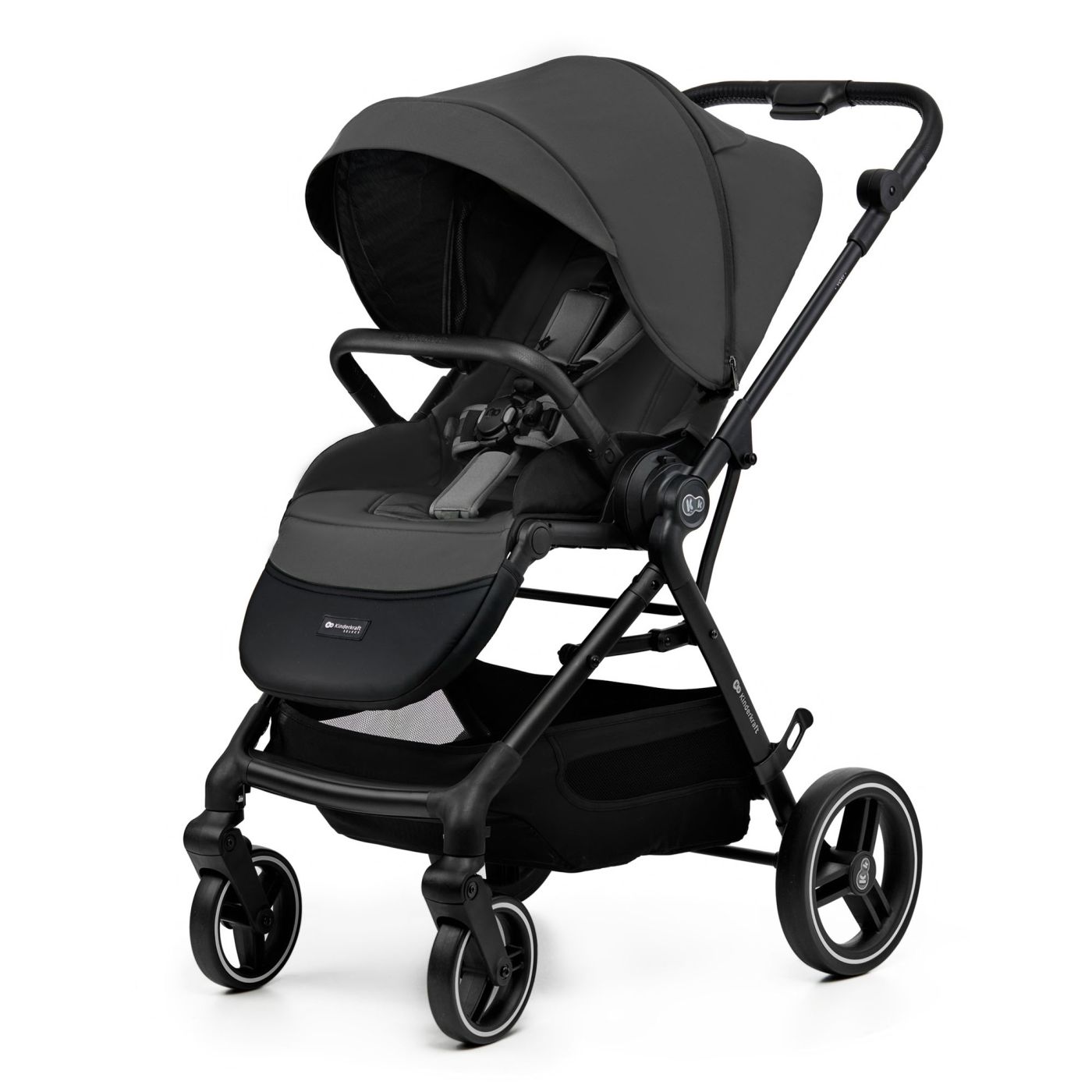 Jucării și articole pentru bebeluși - CARUCIOR KINDERKRAFT YOXI 2IN1, MOONLIGHT GREY