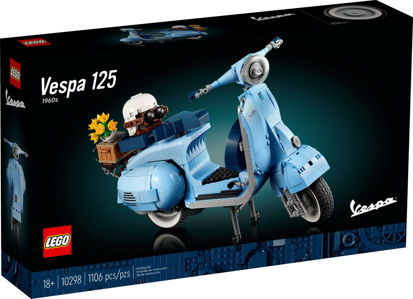 Jucării și jocuri - LEGO ICONICS VEHICULE ICONICE VESPA 125 10298