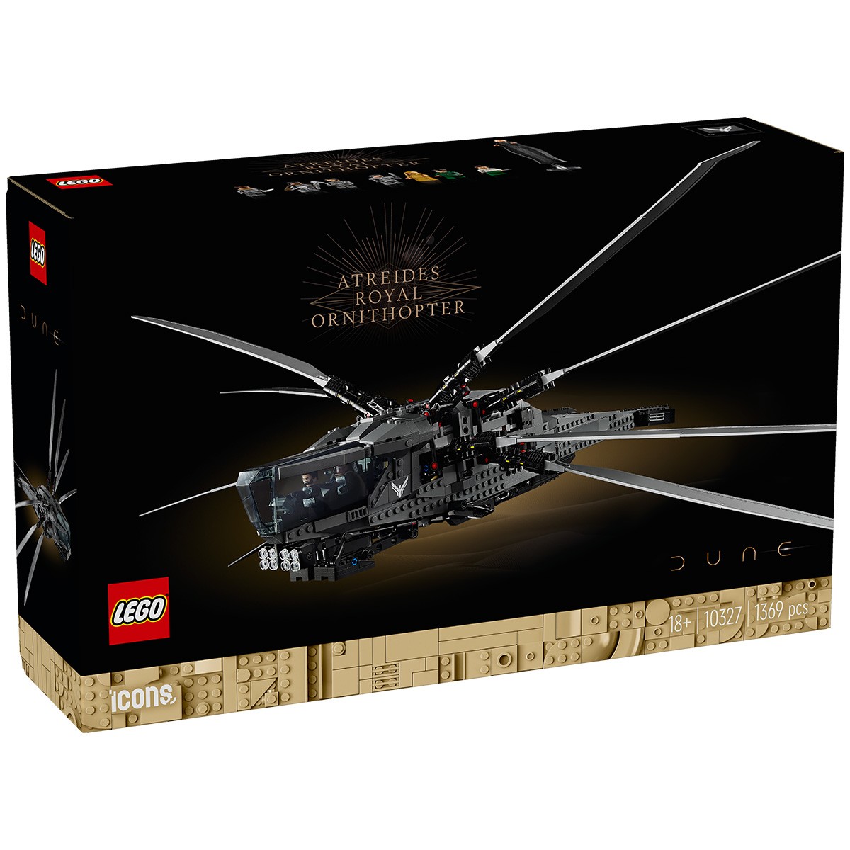Jucării și jocuri - LEGO ICONS DUNE ATREIDES ROYAL ORNITHOPTER 10327