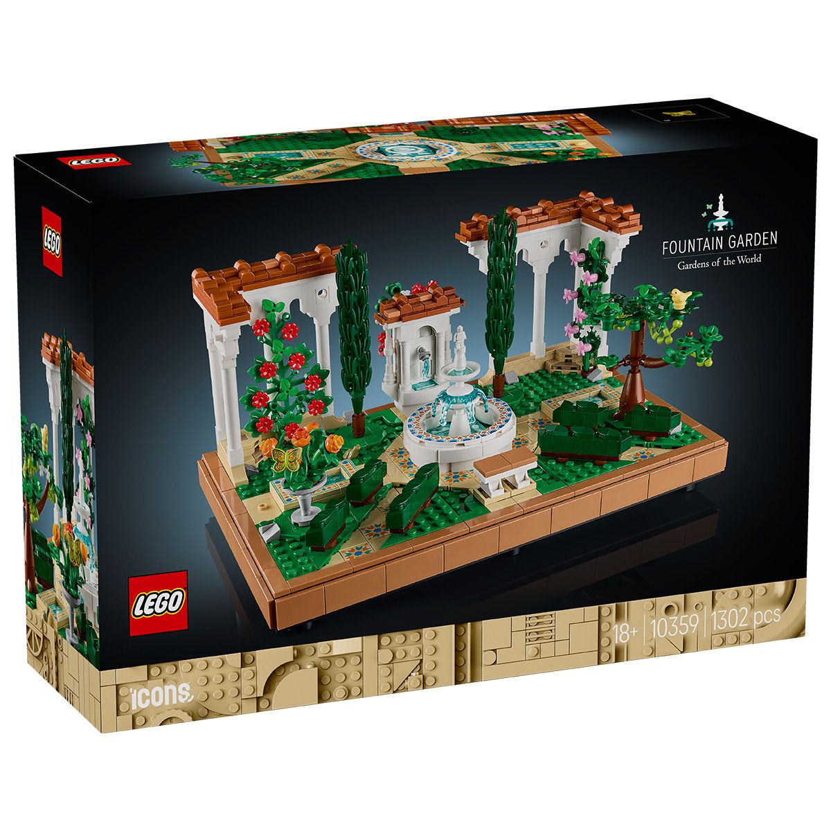 Jucării și jocuri - LEGO ICONS GRADINA CU FANTANA 10359