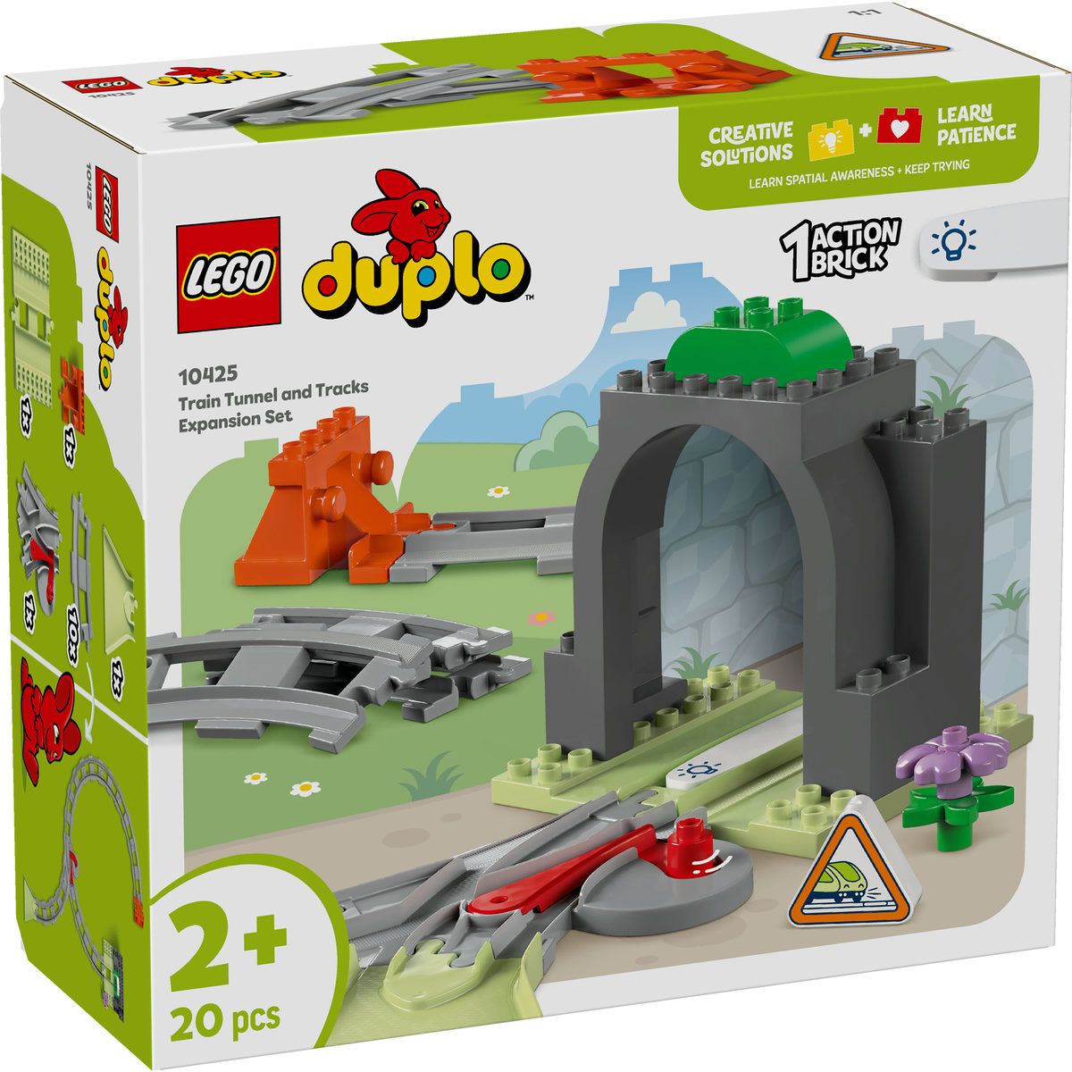 Jucării și jocuri - LEGO DUPLO SET DE EXTINDERE TUNEL CU SINE DE CALE FERATA 10425