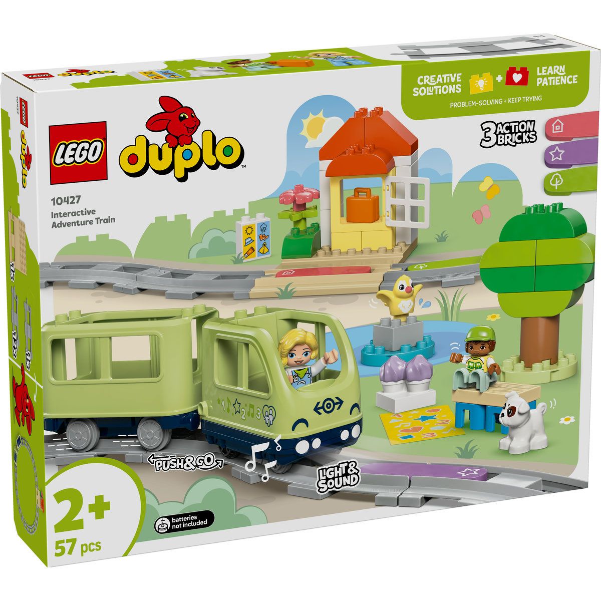 Jucării și jocuri - LEGO DUPLO TREN DE AVENTURA INTERACTIV 10427