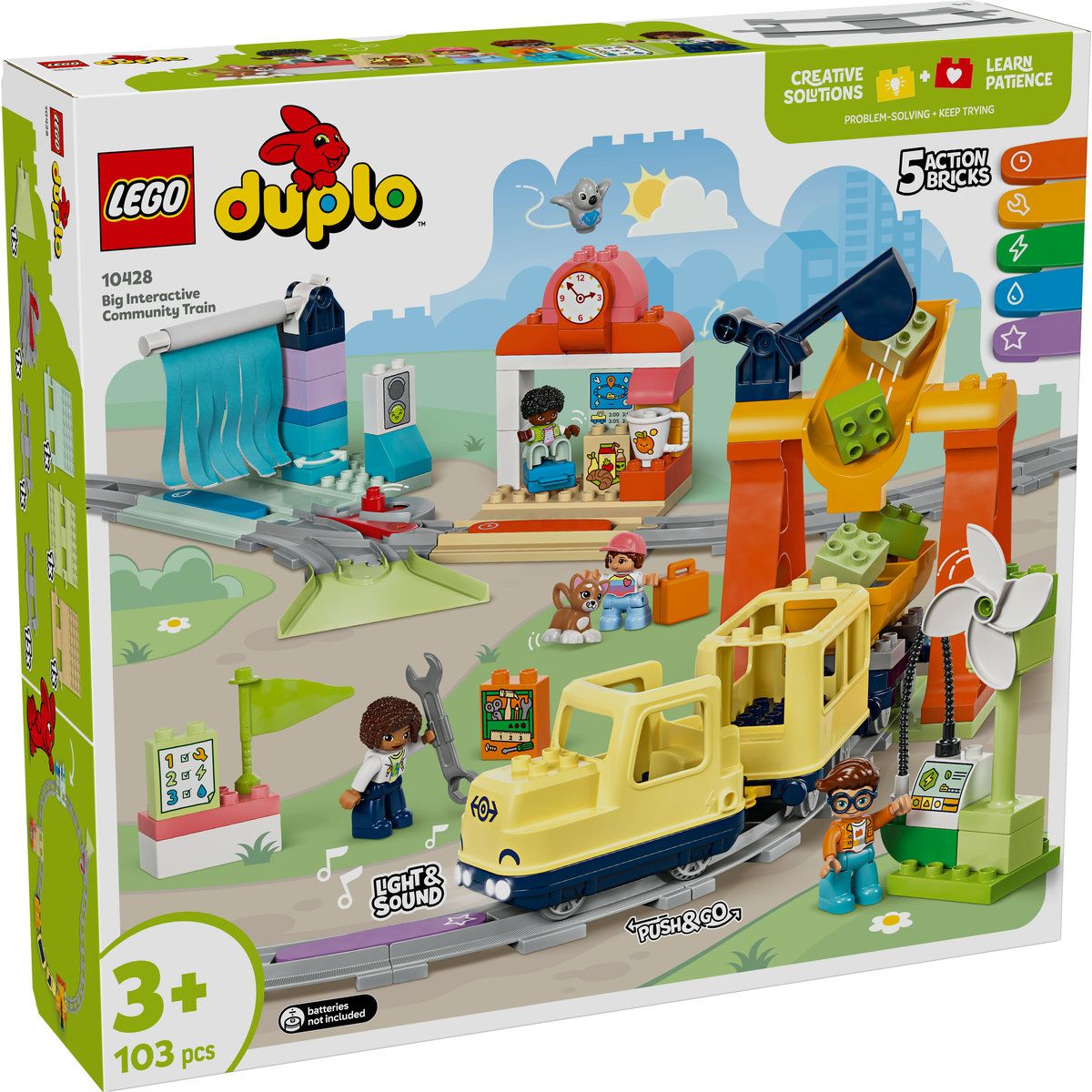 Jucării și jocuri - LEGO DUPLO TREN COMUNITAR INTERACTIV 10428