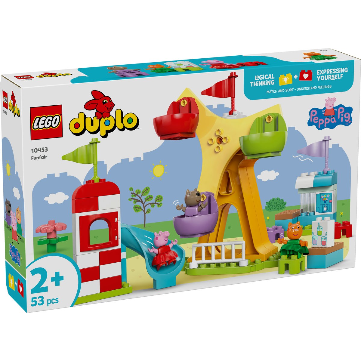 Jucării și jocuri - LEGO DUPLO TARG DE DISTRACTII 10453