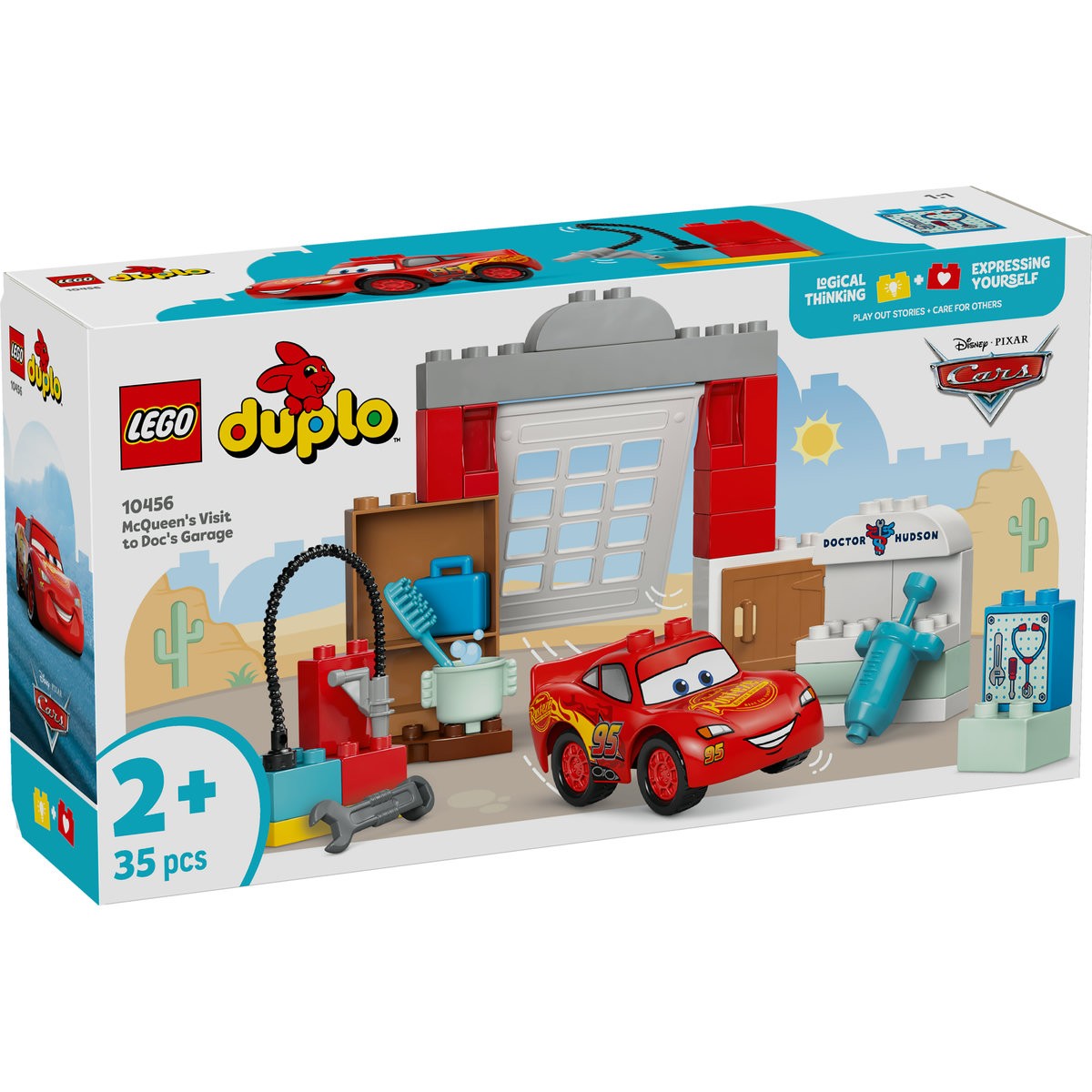 Lego - LEGO DUPLO VIZITA LUI MCQUEEN LA GARAJUL LUI DOC 10456