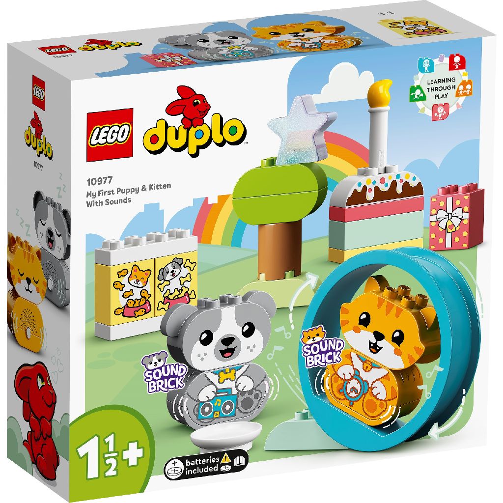 Jucării și jocuri - LEGO DUPLO PRIMUL MEU CATELUS SI PRIMUL MEU PISOI CU SUNETE 10977