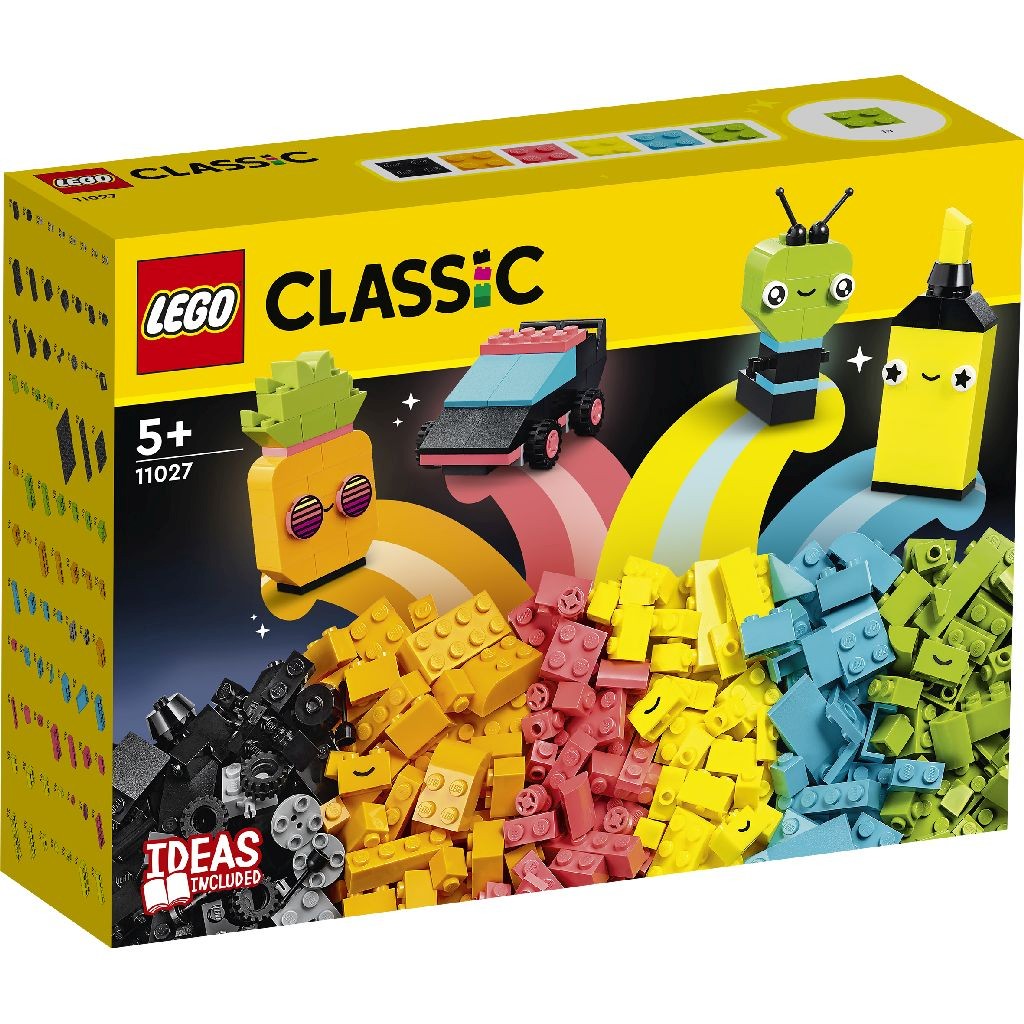 Jucării și jocuri - LEGO CLASSIC DISTRACTIE CREATIVA CU NEOANE 11027