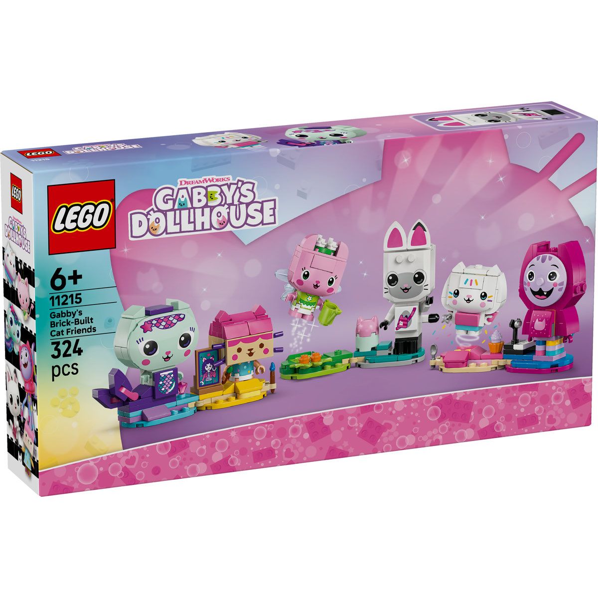 Jucarii - LEGO GABBYS DOLLHOUSE PRIETENELE PISICUTE DIN CARAMIZI ALE LUI GABBY 11215