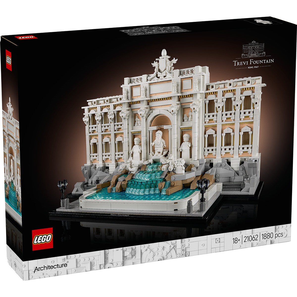 Jucării și jocuri - LEGO ARCHITECTURE FANTANA TREVI 21062