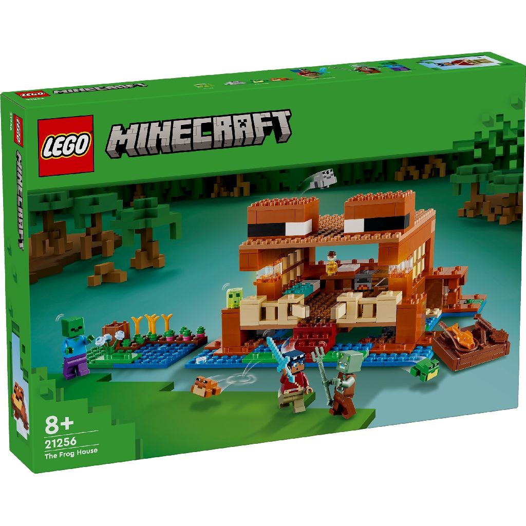 Jucării și jocuri - LEGO MINECRAFT CASA BROASCA 21256