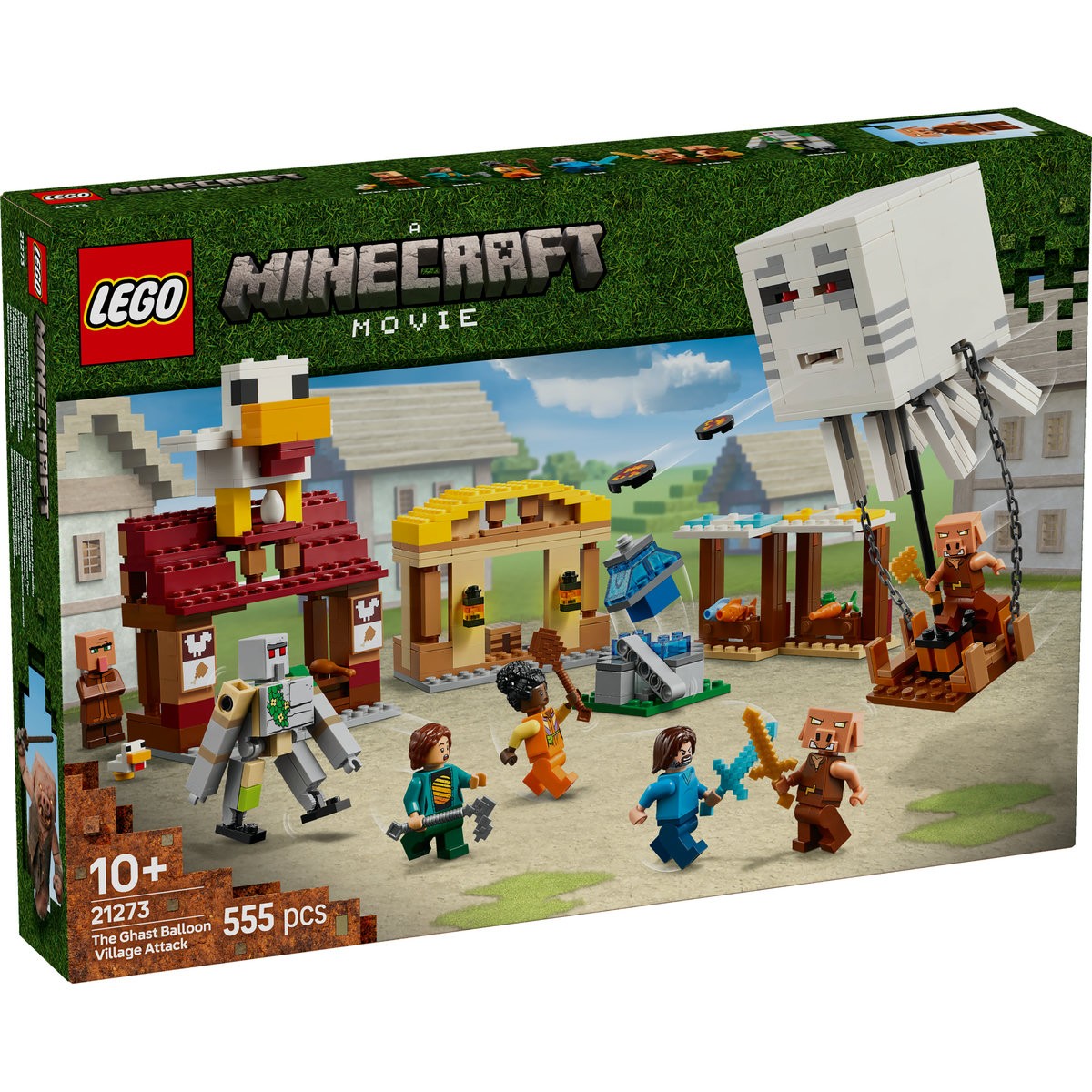 LEGO - LEGO MINECRAFT ATACUL BALOANELOR GHAST ASUPRA SATULUI 21273