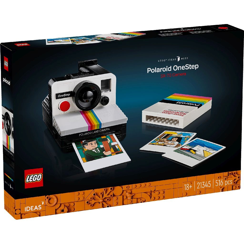 Jucării și jocuri - LEGO IDEAS CAMERA FOTO POLAROID ONE STEP SX 70 21345