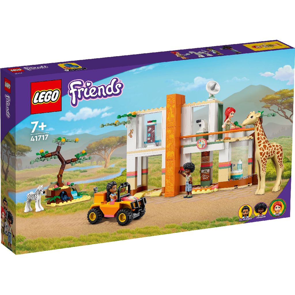 Jucării și jocuri - LEGO FRIENDS SALVAREA ANIMALELOR SALBATICE CU MIA 41717
