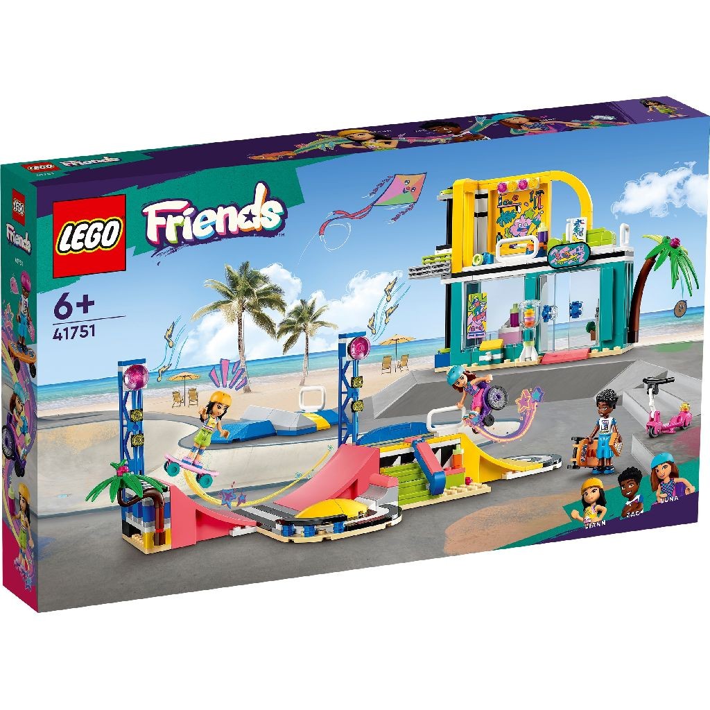 Jucării și jocuri - LEGO FRIENDS PARC DE SKATEBOARDING 41751