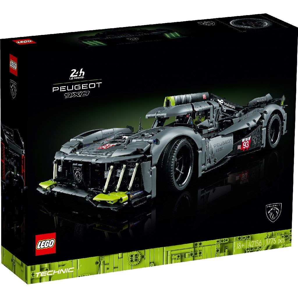 Jucării și jocuri - LEGO TECHNIC PEUGEOT 9X8 24H HYBRID HYPERCAR 42156