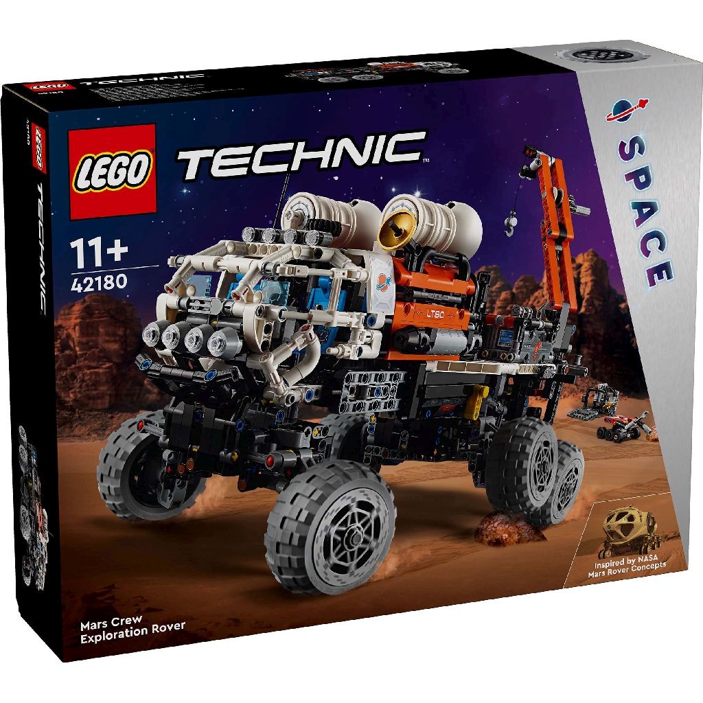 Jucării și jocuri - LEGO TECHNIC ROVER DE EXPLORARE MARTIANA CU ECHIPAJ UMAN 42180