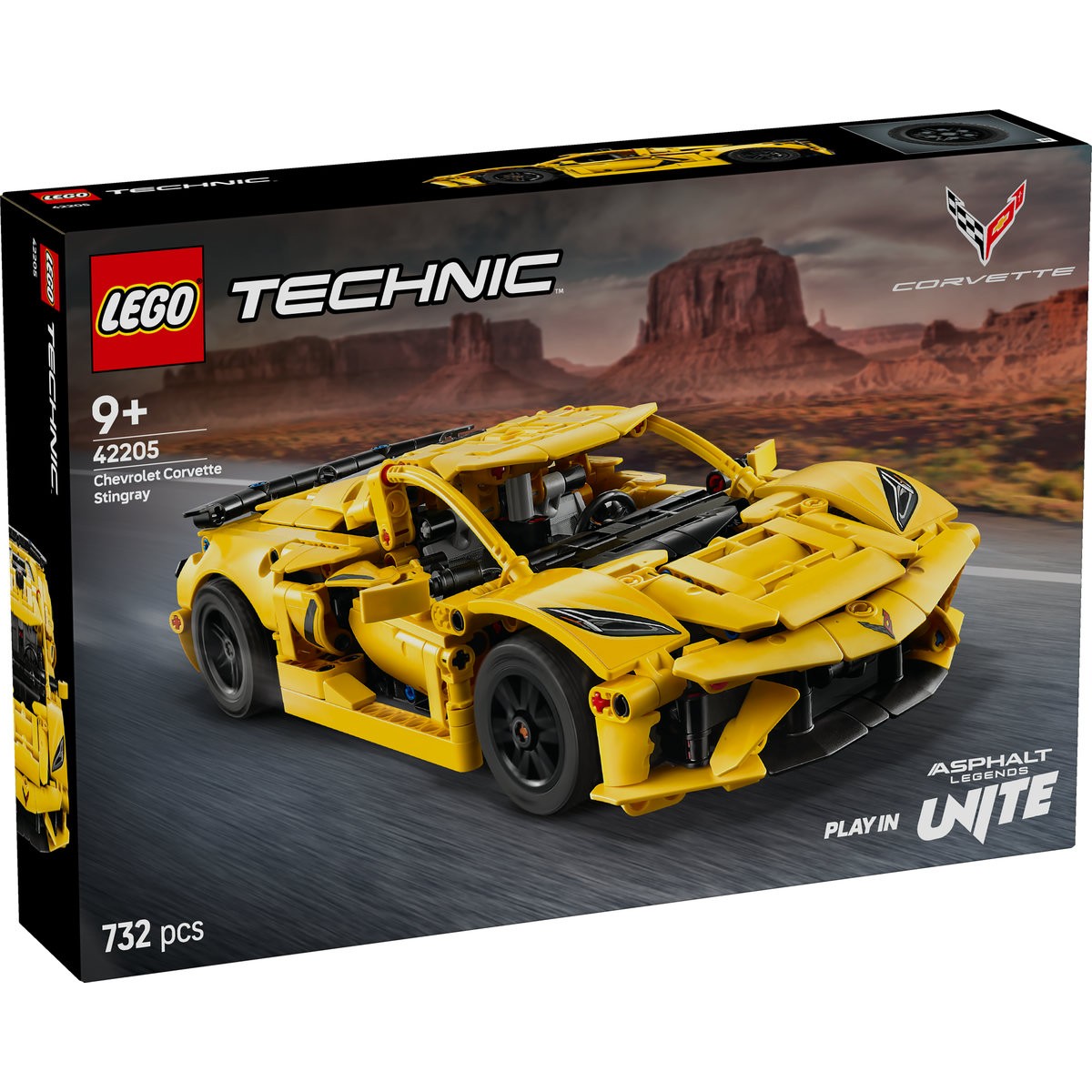 Jucării și jocuri - LEGO TECHNIC CHEVROLET CORVETTE STINGRAY 42205