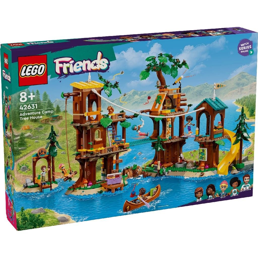 Jucării și jocuri - LEGO FRIENDS CASA DIN COPAC DIN TABARA DE AVENTURI 42631