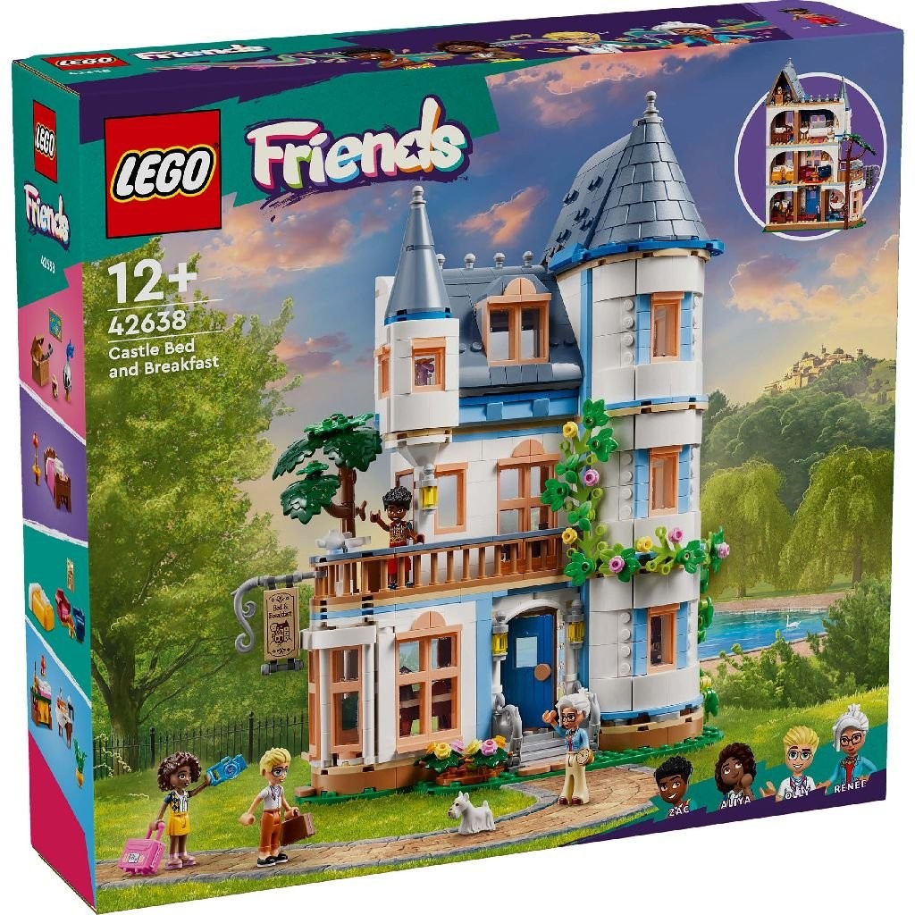 Jucării și jocuri - LEGO FRIENDS CASTELUL PENSIUNE 42638