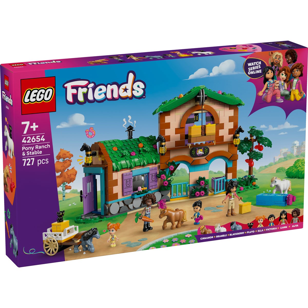 Jucării și jocuri - LEGO FRIENDS FERMA SI GRAJD PENTRU PONEI 42654