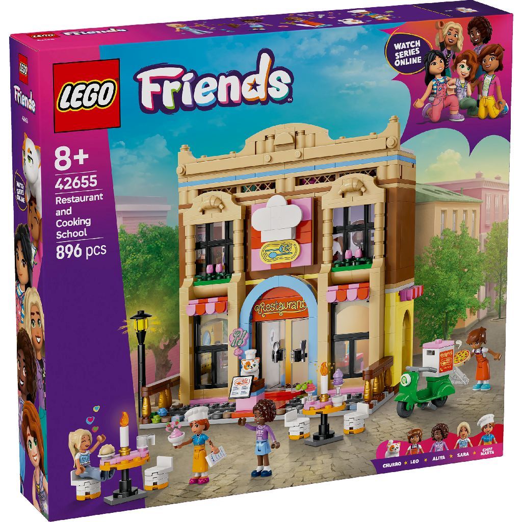 Jucării și jocuri - LEGO FRIENDS RESTAURANT SI SCOALA DE GASTRONOMIE 42655