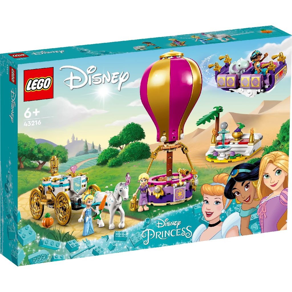 Jucării și jocuri - LEGO DISNEY PRINCESS CALATORIA FERMECATA A PRINTESELOR 43216