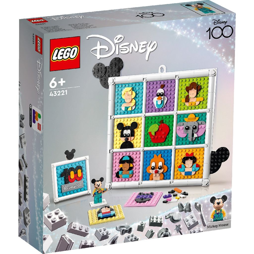Jucării și jocuri - LEGO DISNEY CLASSIC 100 DE ANI DE FIGURI EMBLEMATICE DE ANIMATIE DISNEY 43221