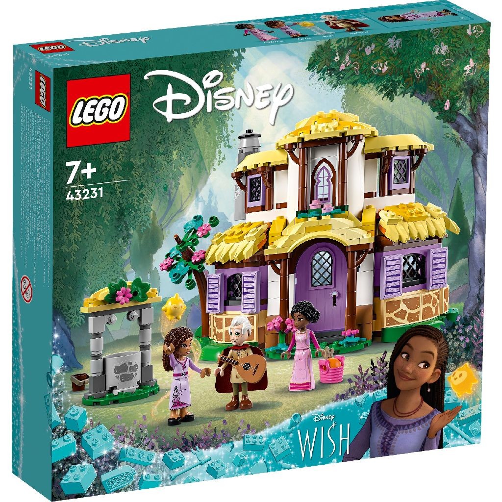Jucării și jocuri - LEGO DISNEY PRINCESS WISH COLIBA ASHEI 43231
