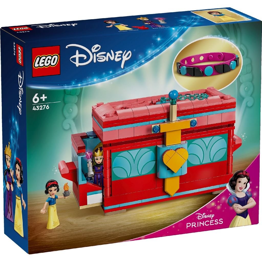 Jucării și jocuri - LEGO DISNEY PRINCESS CUTIA CU BIJUTERII A ALBEI CA ZAPADA 43276