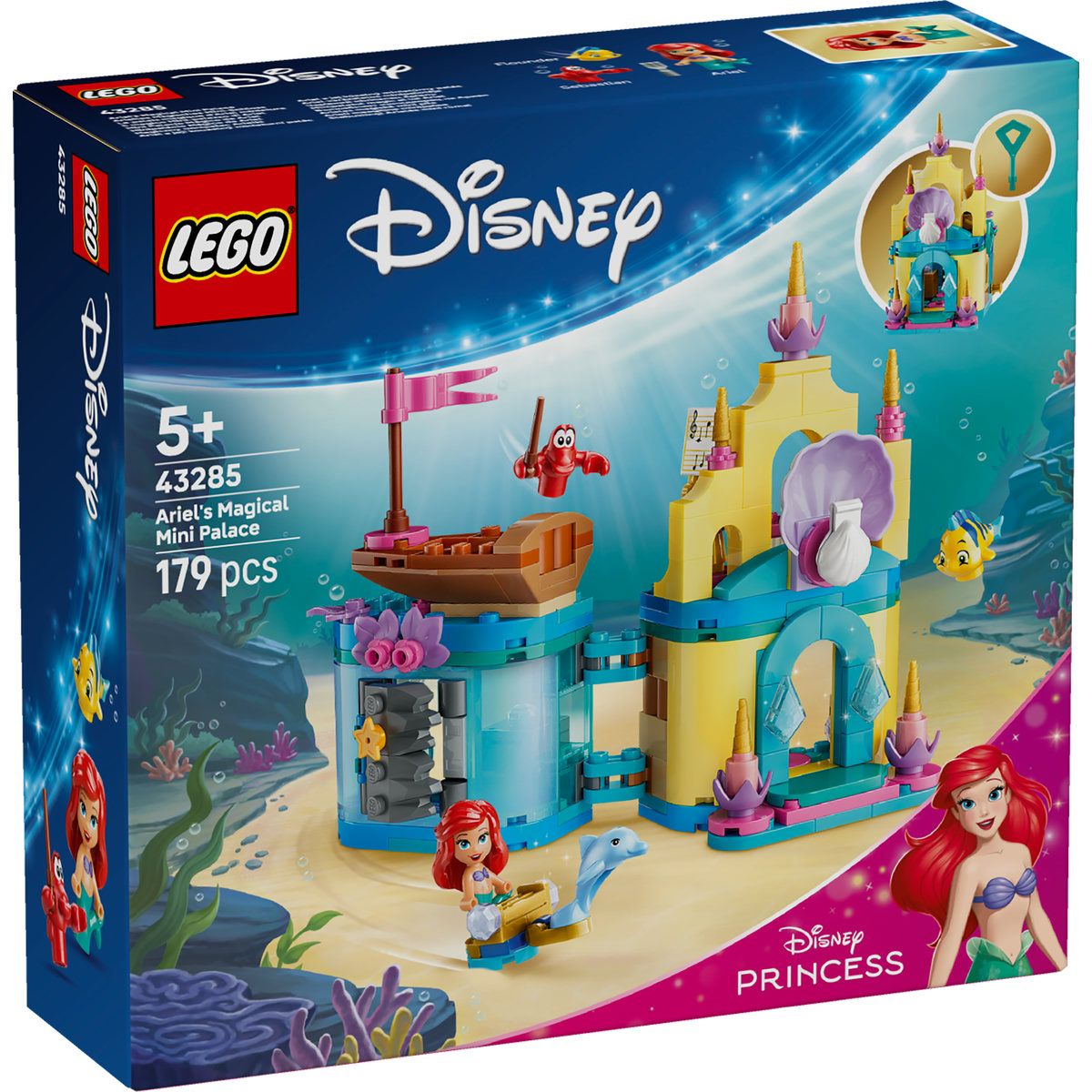 Jucarii - LEGO DISNEY PRINCESS MINIPALATUL MAGIC AL LUI ARIEL 43285