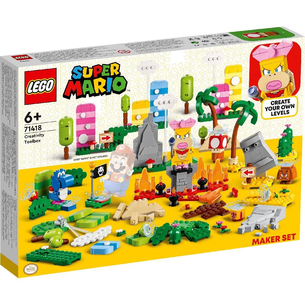 Jucării și jocuri - LEGO SUPER MARIO SET DE CREATOR CUTIA DE UNELTE PENTRU CREATIVITATE 71418