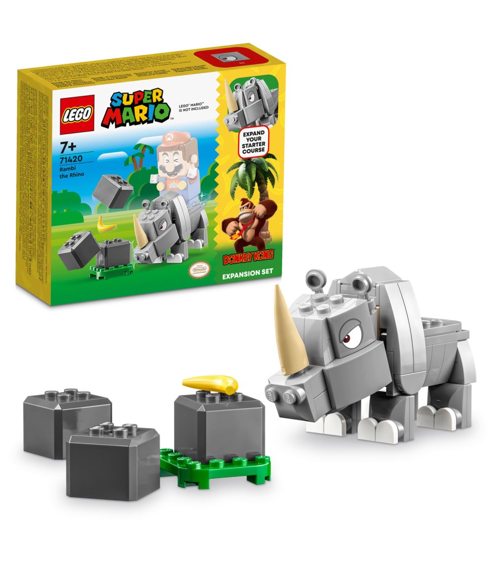 Jucării și jocuri - LEGO SUPER MARIO SET DE EXTINDERE RINOCERUL RAMBI 71420