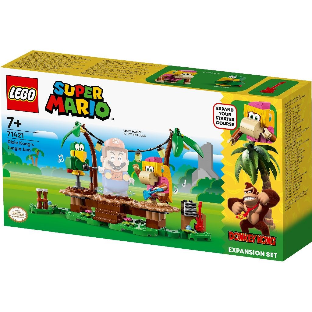 Jucării și jocuri - LEGO SUPER MARIO SET DE EXTINDERE CONCERTUL LUI DIXIE KONG IN JUNGLA 71421