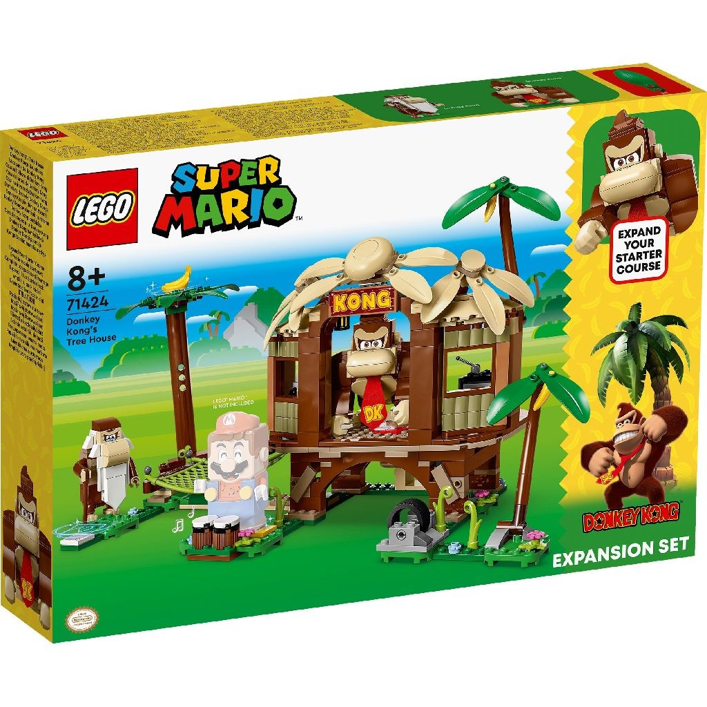 Jucării și jocuri - LEGO SUPER MARIO SET DE EXTINDERE CASA DIN COPAC A LUI DONKEY KONG 71424