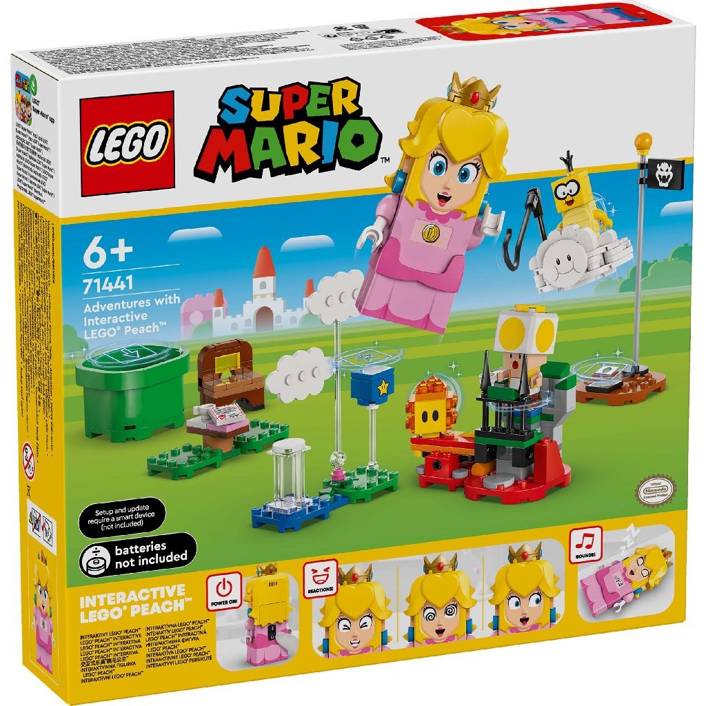 Jucării și jocuri - LEGO SUPER MARIO AVENTURI CU PEACH INTERACTIVA 71441