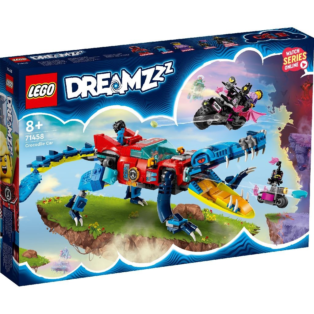 Jucării și jocuri - LEGO DREAMZ MASINA CROCODIL 71458
