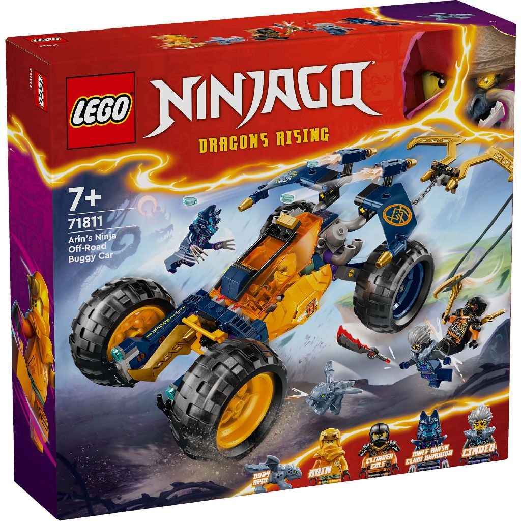 Jucării și jocuri - LEGO NINJAGO VEHICULUL DE TEREN NINJA AL LUI ARIN 71811