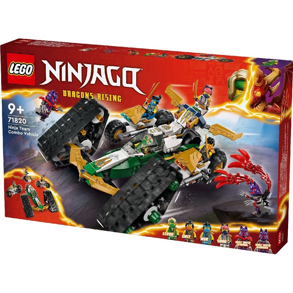 Jucării și jocuri - LEGO NINJAGO VEHICUL COMBINAT AL ECHIPEI NINJA 71820