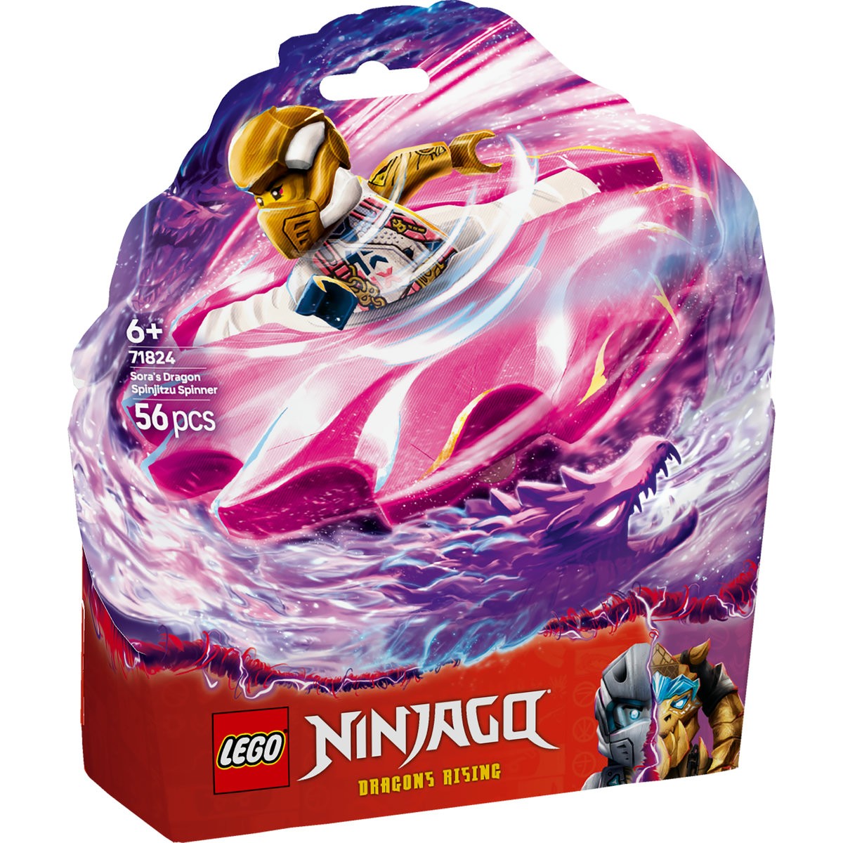 Jucării și jocuri - LEGO NINJAGO DRAGONUL SPINJITZU AL SOREI 71824