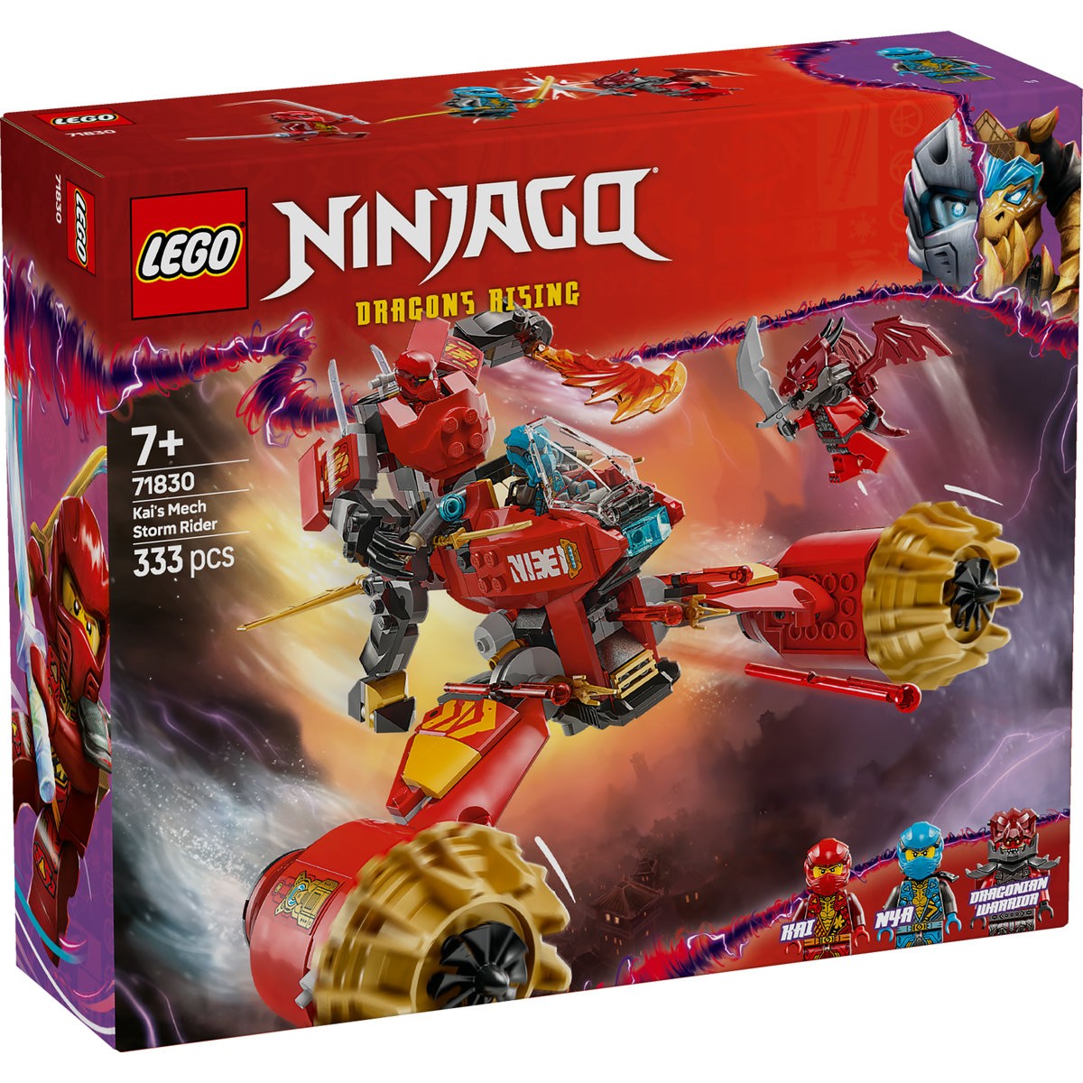 Jucării și jocuri - LEGO NINJAGO VEHICULUL-ROBOT ZBURATOR AL LUI KAI 71830