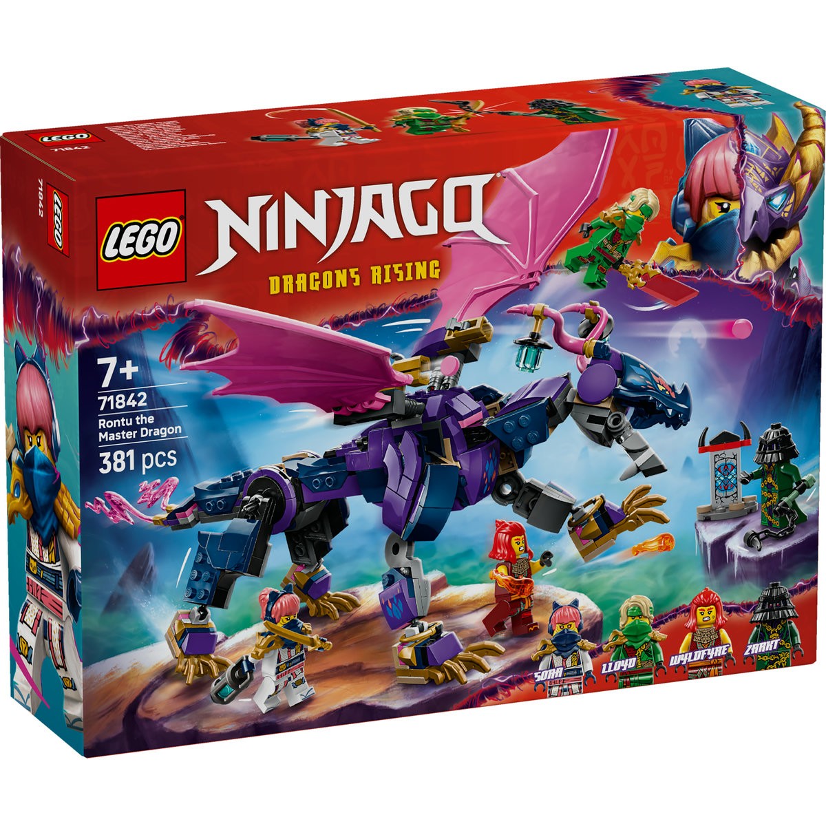 Jucării și jocuri - LEGO NINJAGO MAREA DRAGONITA RONTU 71842