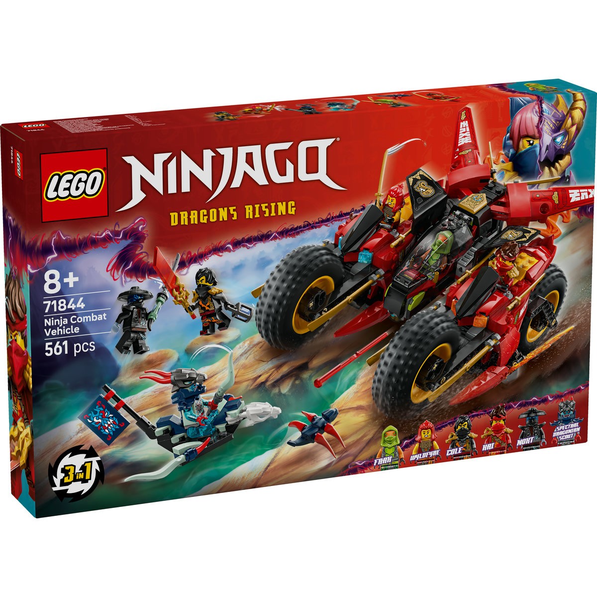 Jucării și jocuri - LEGO NINJAGO VEHICUL DE LUPT NINJA 71844