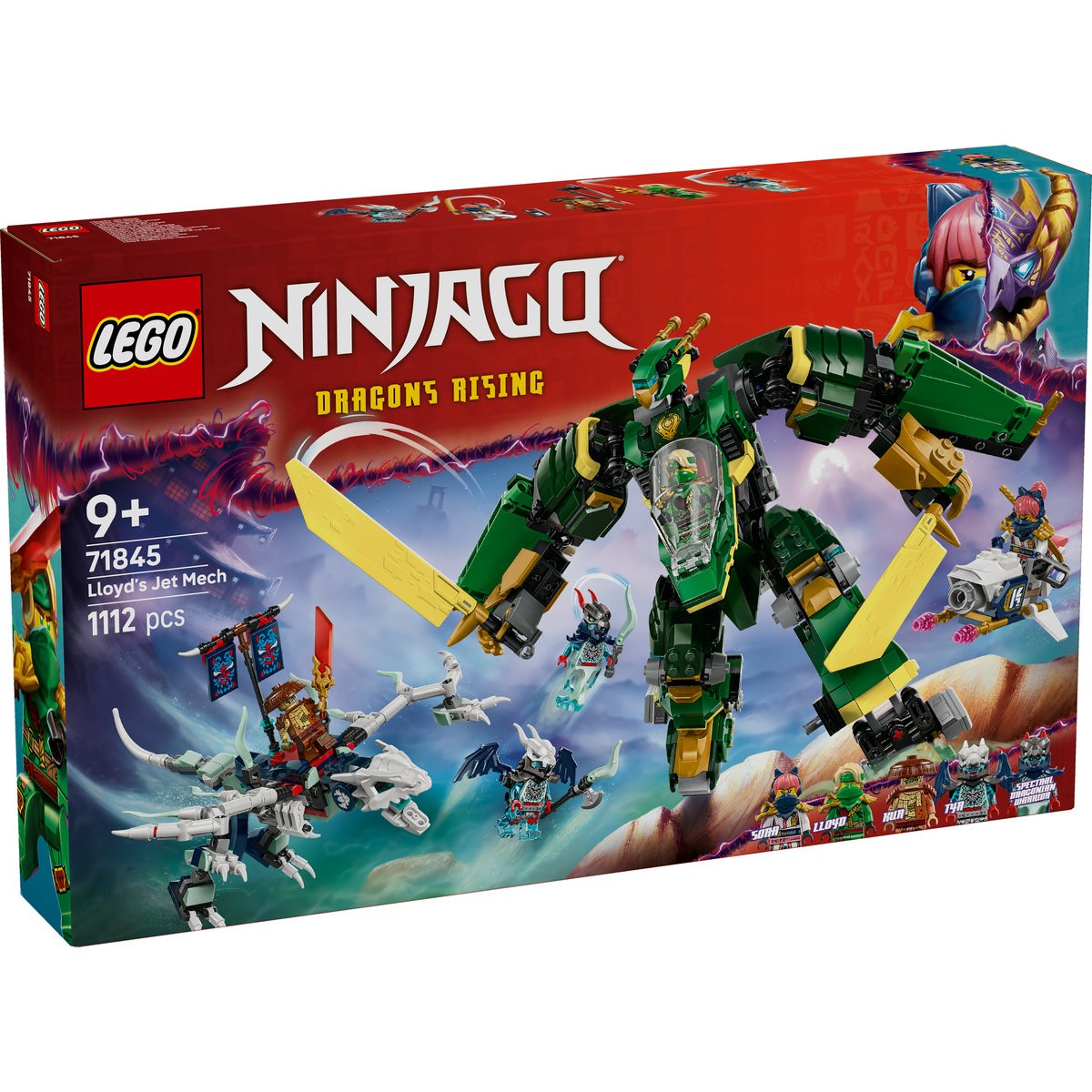 Jucării și jocuri - LEGO NINJAGO ROBOTUL AVION CU REACTIE AL LUI LLOYD 71845