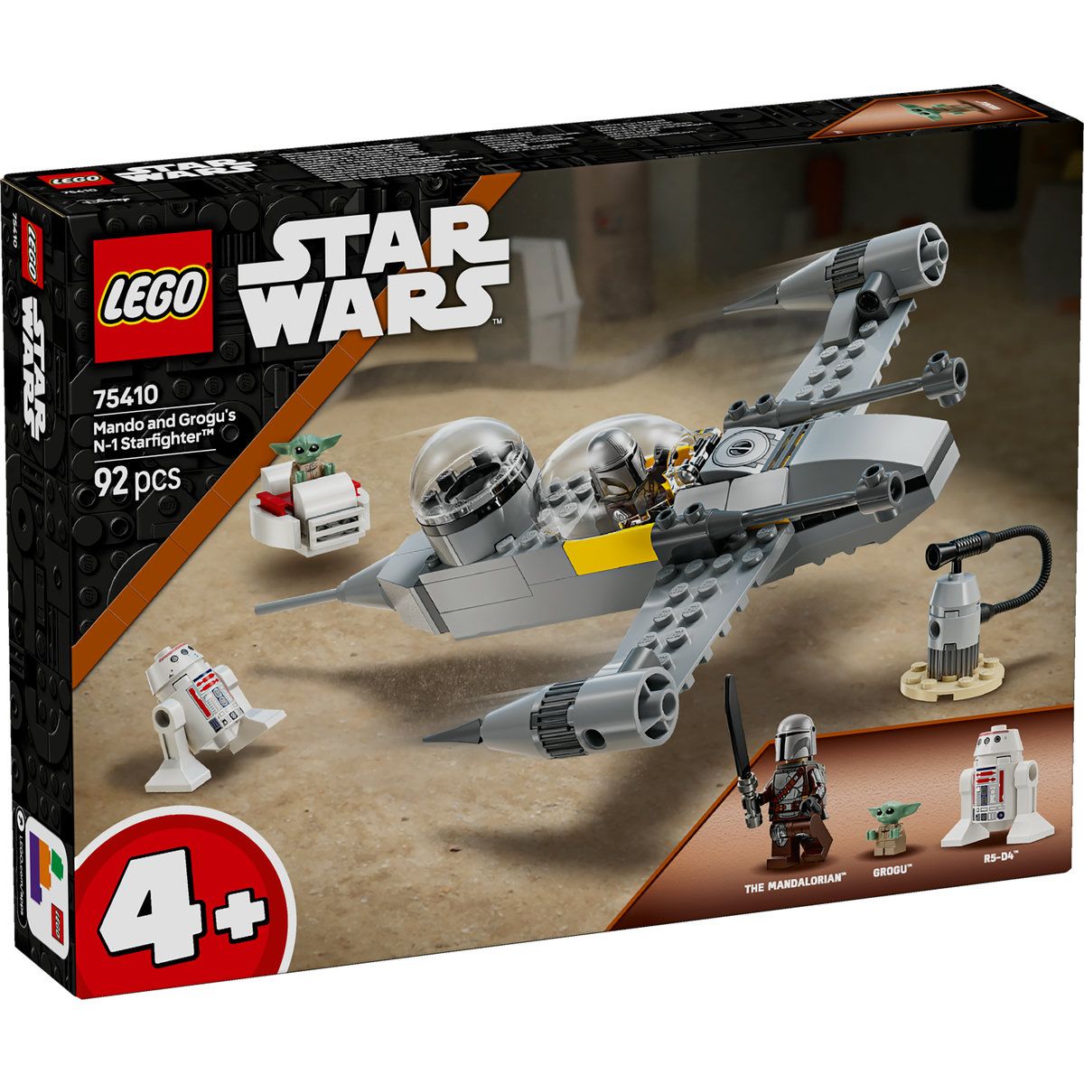 Jucării și jocuri - LEGO STAR WARS TM NAVA DE LUPTA STELARA N-1 A LUI MANDO SI GROGU 75410