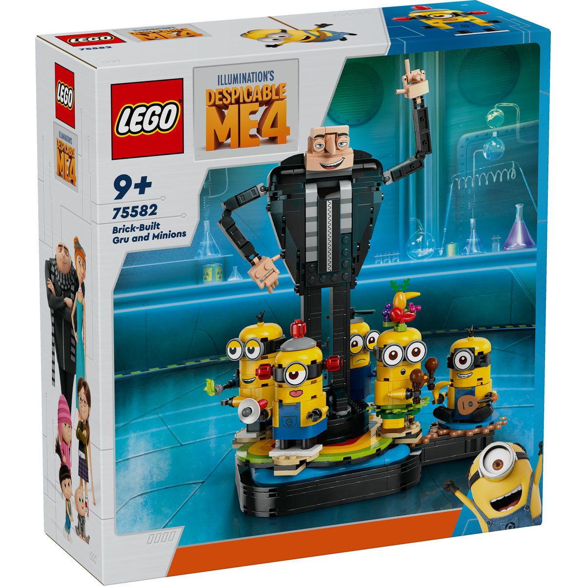 Jucării și jocuri - LEGO DESPICABLE ME4 GRU SI MINIONII DIN CARAMIZI 75582