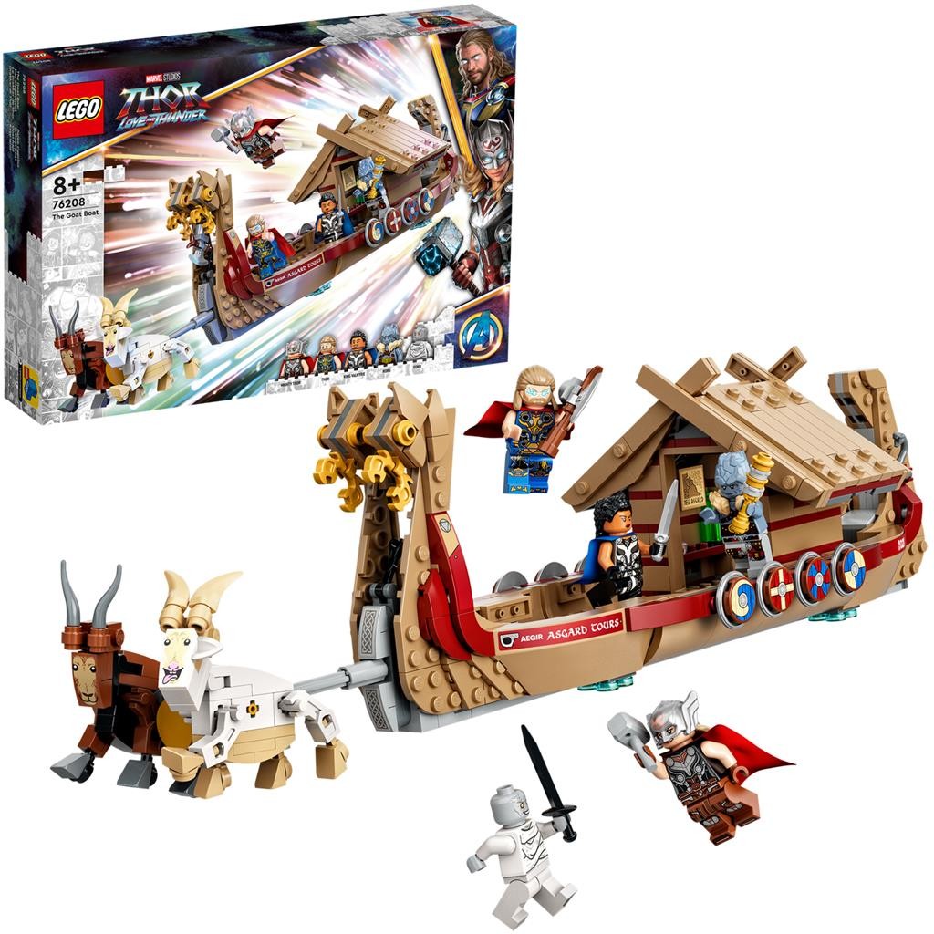 Jucării și jocuri - LEGO SUPER HEROES BARCA TRASA DE CAPRA 76208