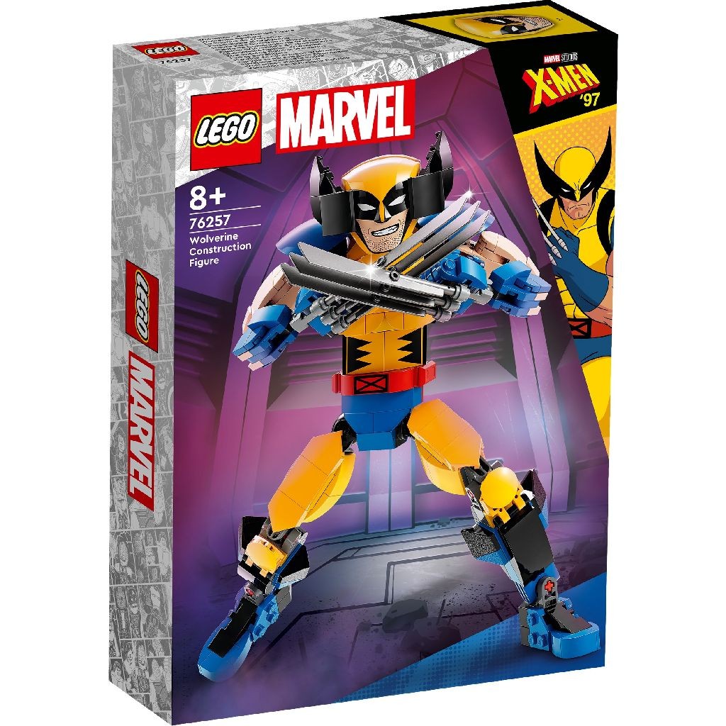 Jucării și jocuri - LEGO SUPER HEROES FIGURINA DE CONSTRUCTIE WOLVERINE 76257