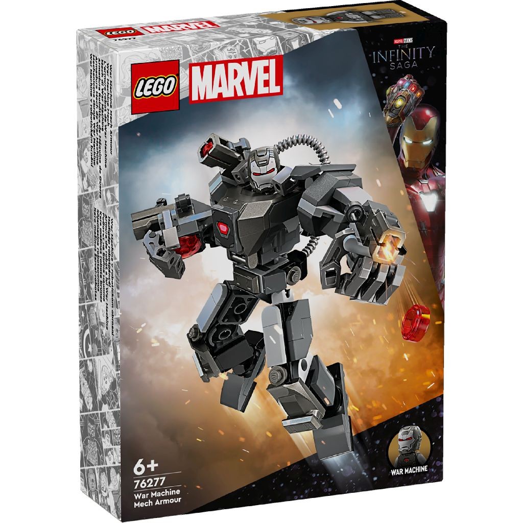 Jucării și jocuri - LEGO SUPER HEROES ARMURA DE ROBOT A LUI WAR MACHINE 76277