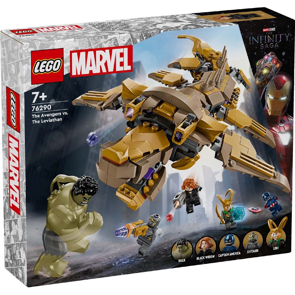 Jucării și jocuri - LEGO MARVEL RAZBUNATORII VS LEVIATHAN 76290